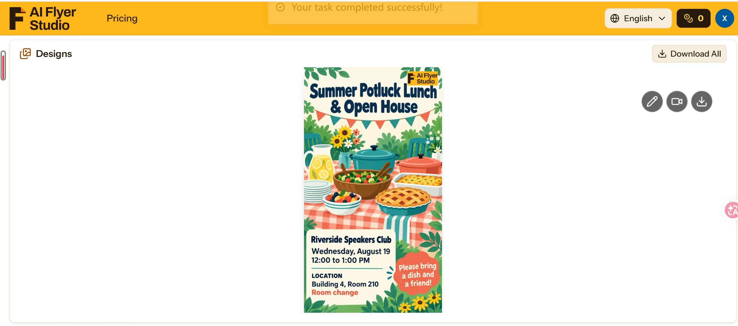 AI Flyer Studio screenshot 3