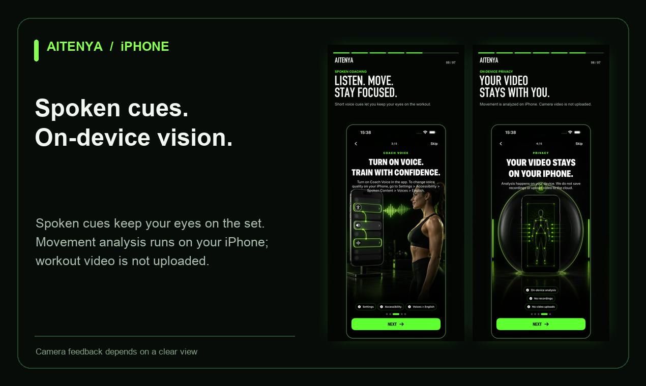 AITENYA: AI Personal Trainer screenshot 1