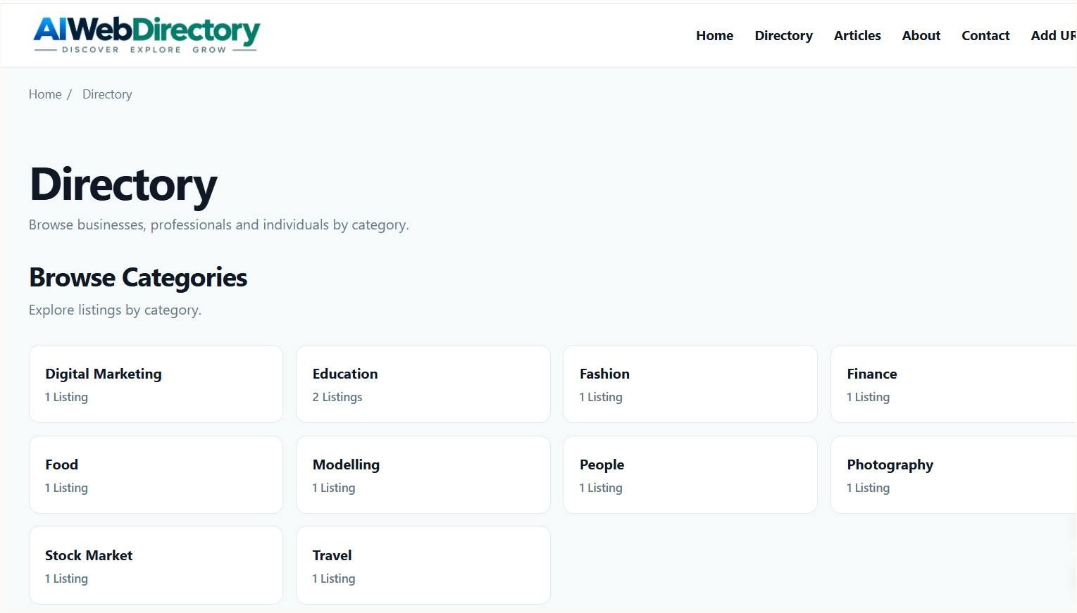 aiwebdirectory.in screenshot 3
