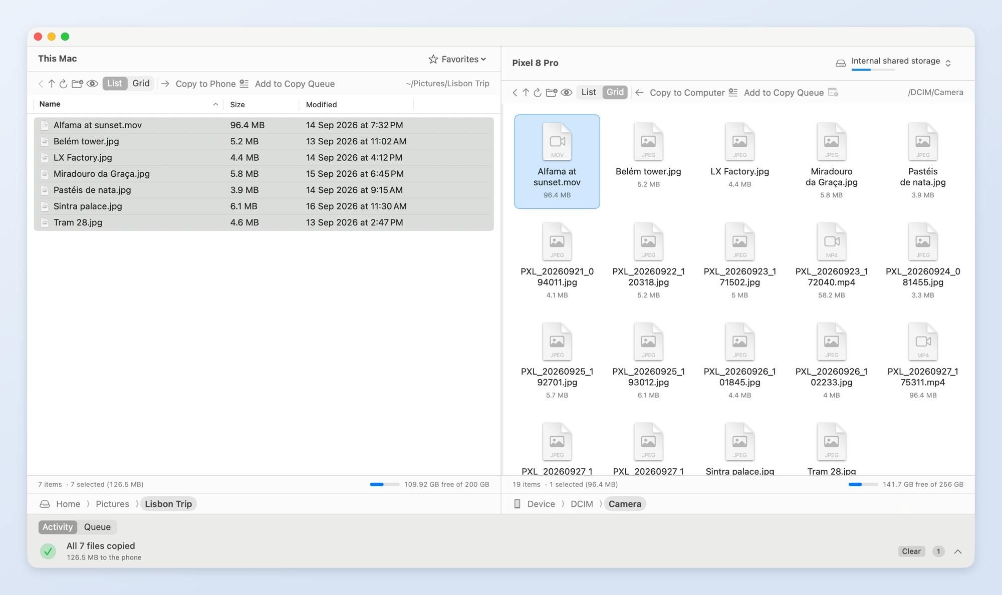 Android Rapid Transfer screenshot 2