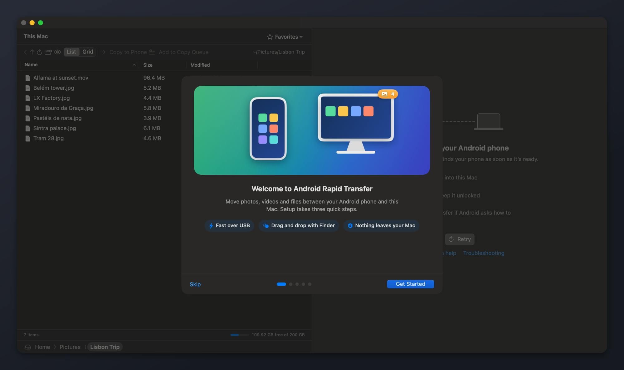 Android Rapid Transfer screenshot 3