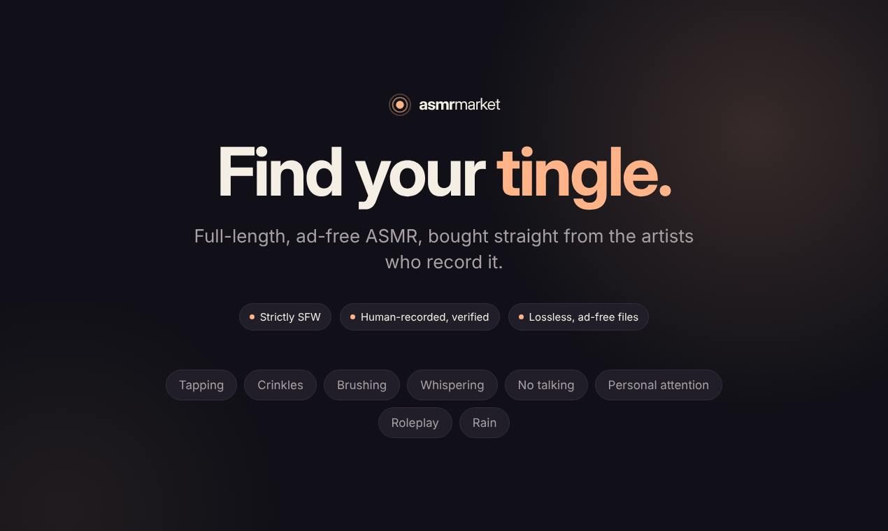 ASMR Market screenshot 1