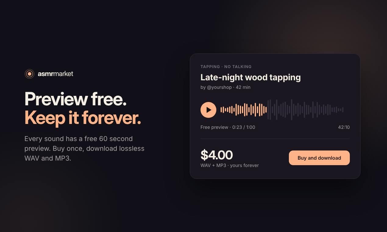 ASMR Market screenshot 2