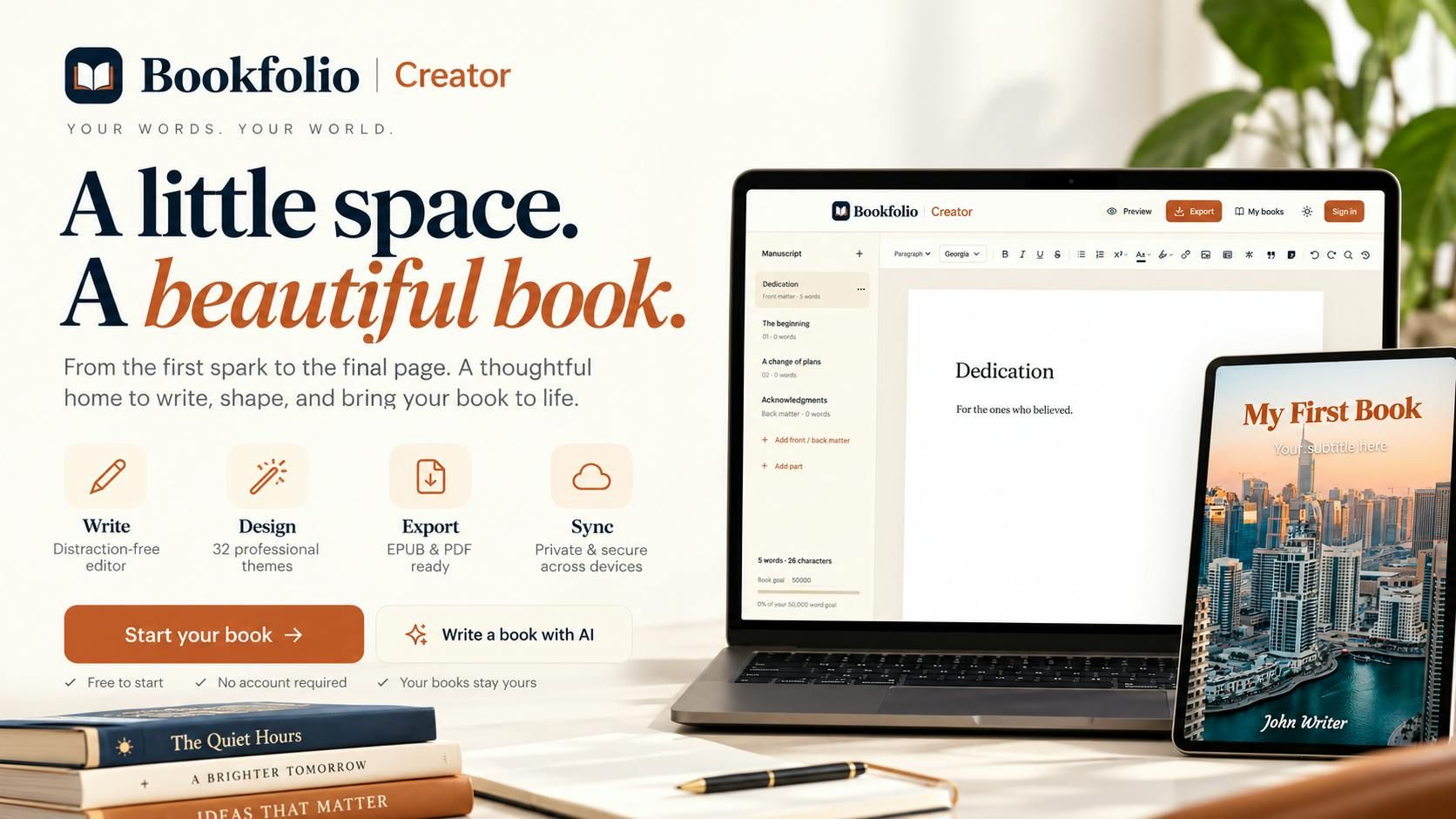 Bookfolio Creator screenshot 1