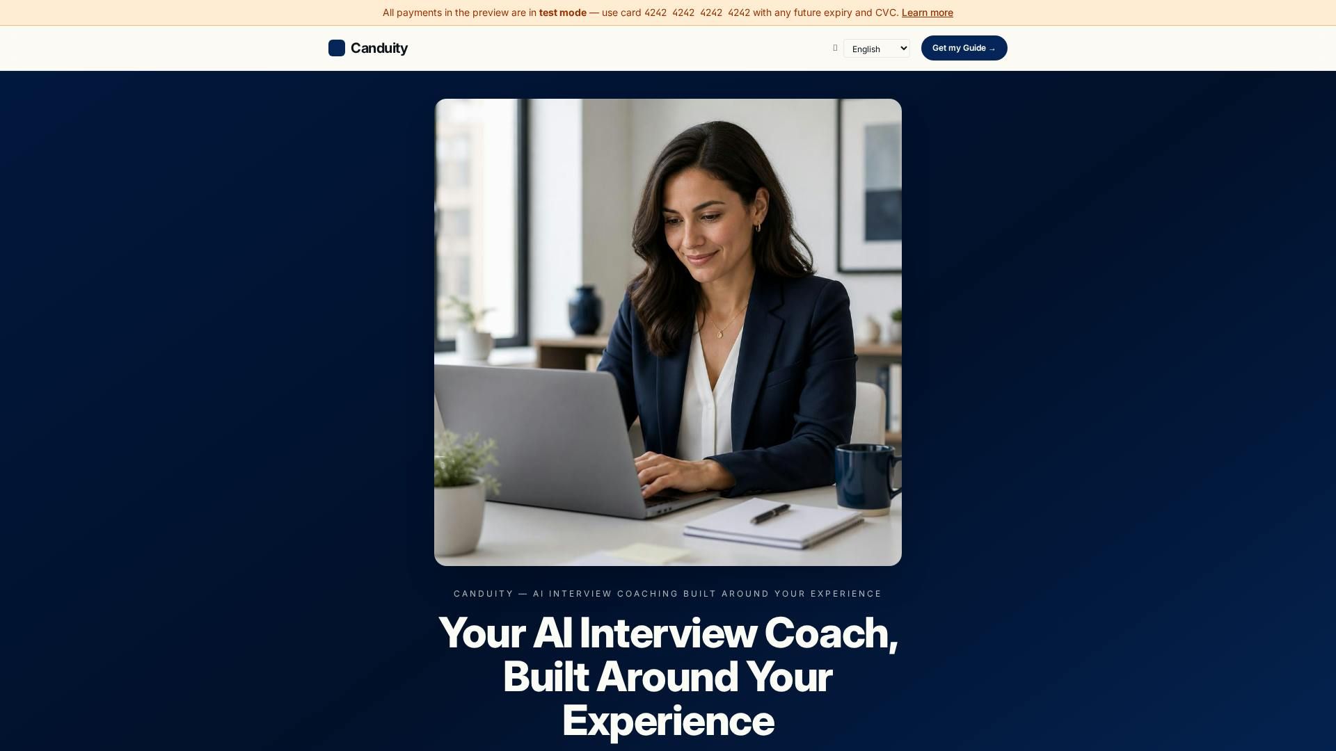 Canduity: AI Interview Coach screenshot 1