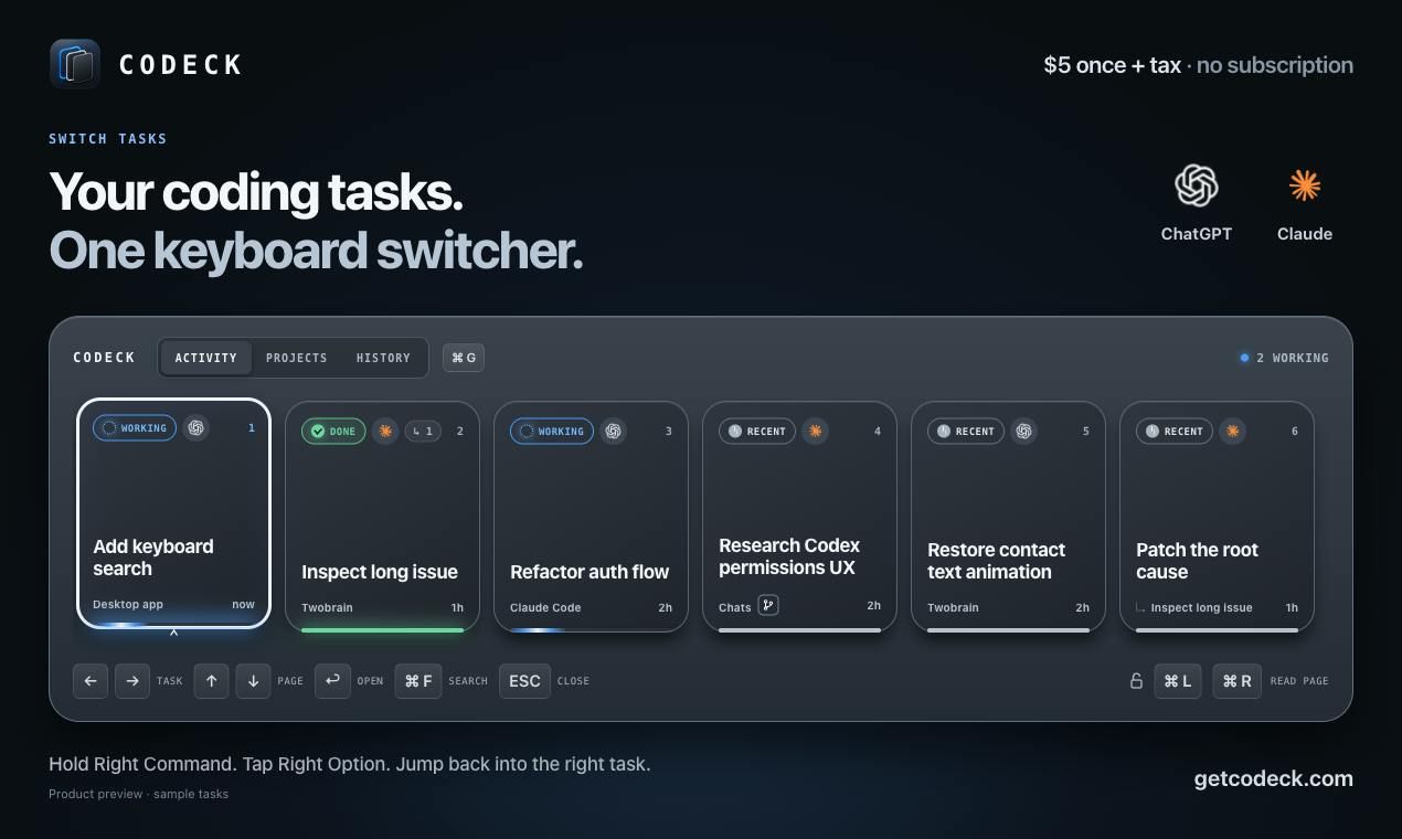 Codeck screenshot 1