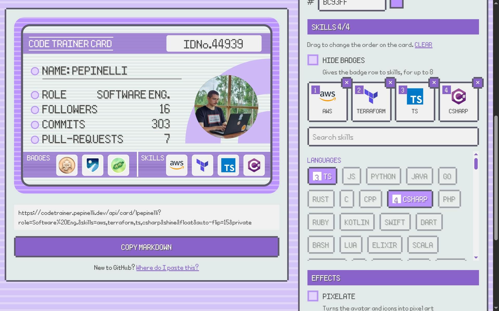 CodeTrainerCard screenshot 4