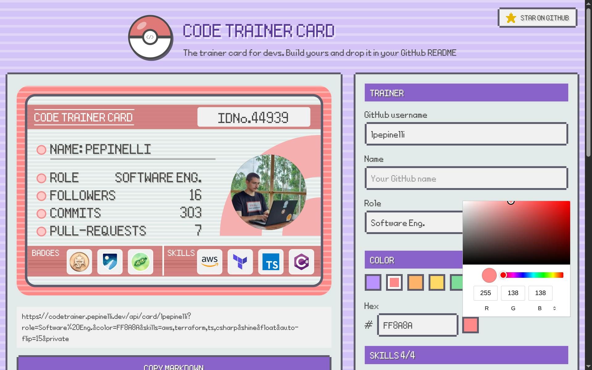 CodeTrainerCard screenshot 6