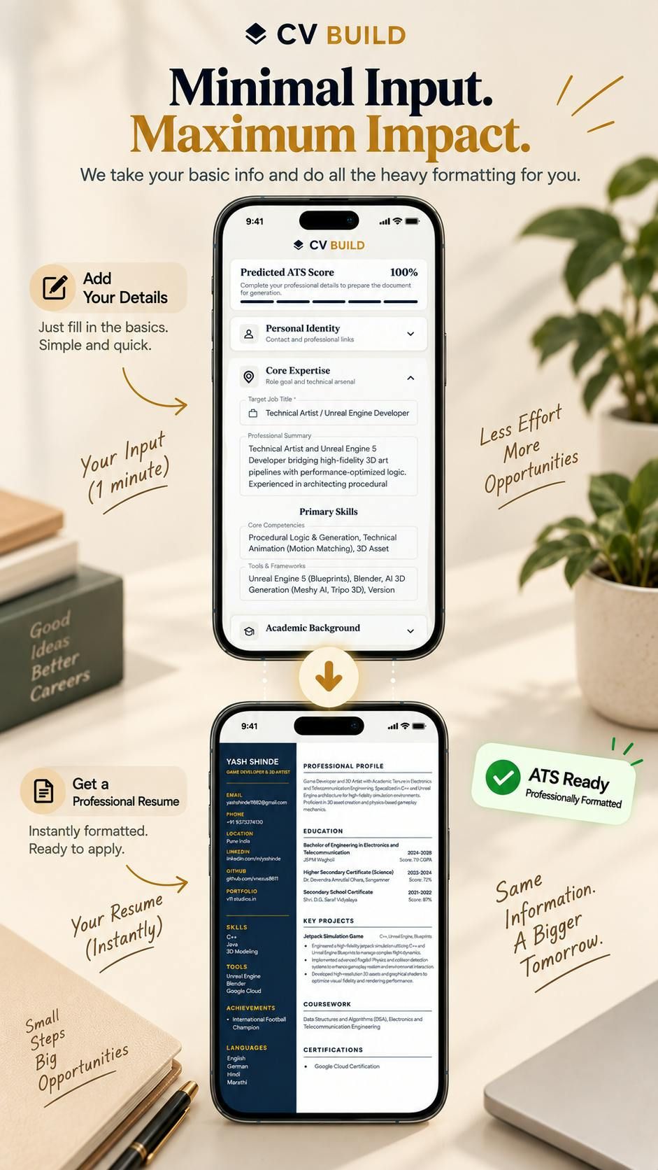 CVBuild- AI resume maker screenshot 1