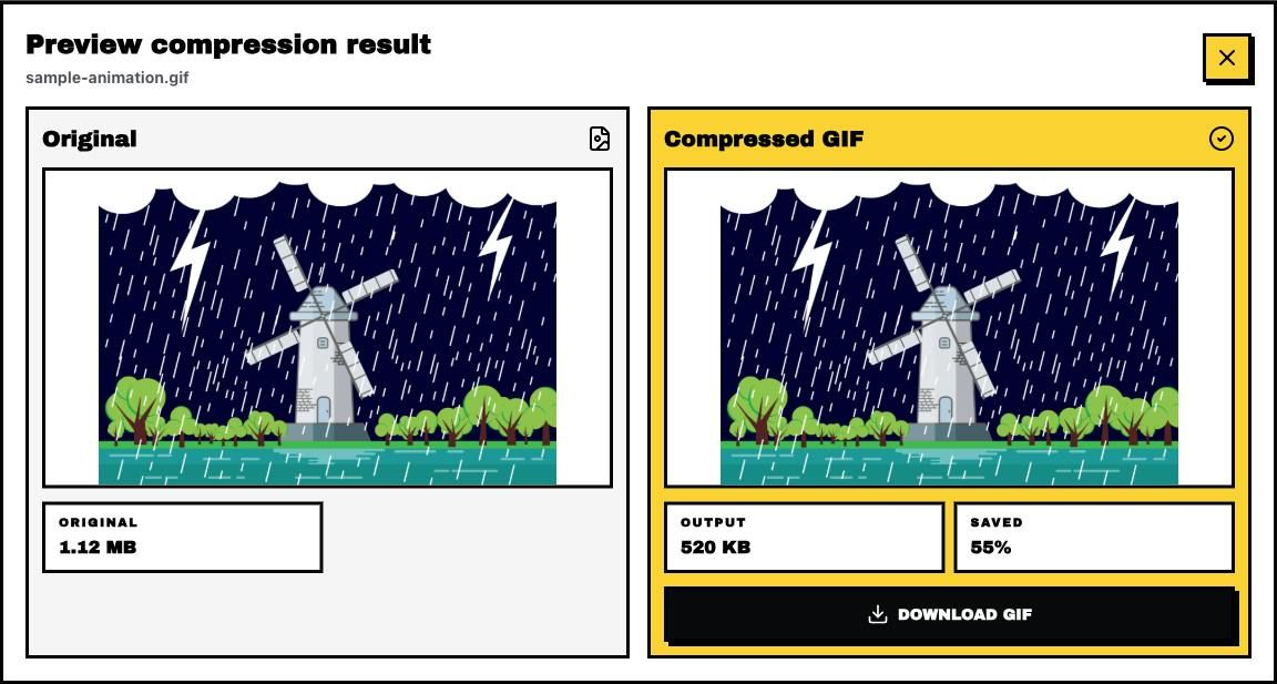 GIF Compressor screenshot 4