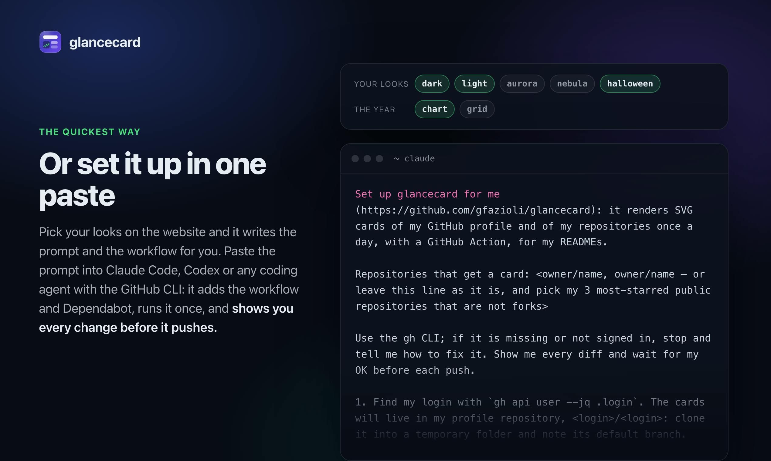 GlanceCard screenshot 2