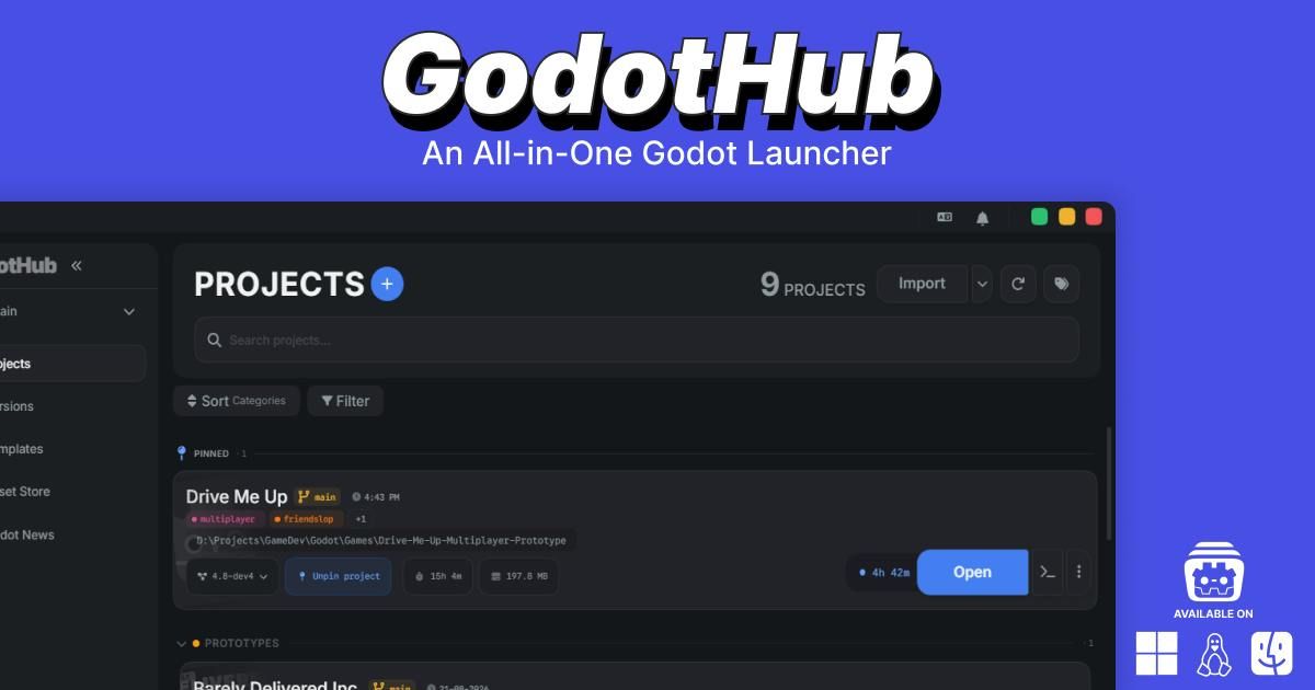 GodotHub screenshot 1