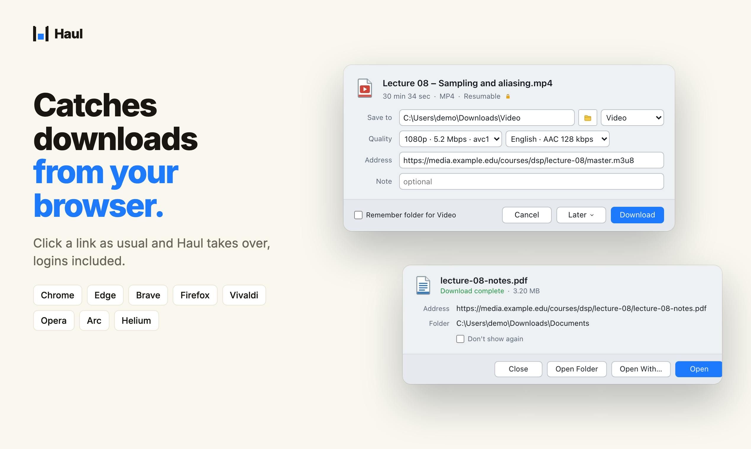 Haul - Fast Download Manager screenshot 5