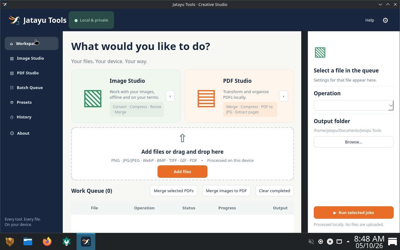 JatayuOS screenshot 1