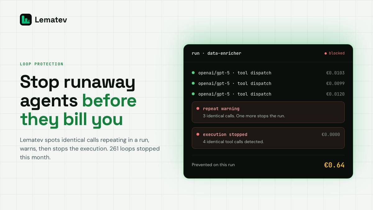 Lematev | Control layer for AI Agent screenshot 3