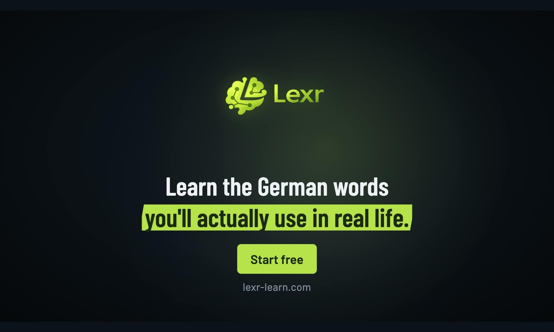 Lexr screenshot 1
