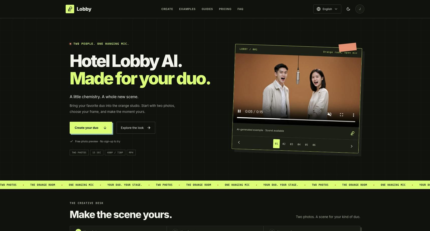 Lobby screenshot 1
