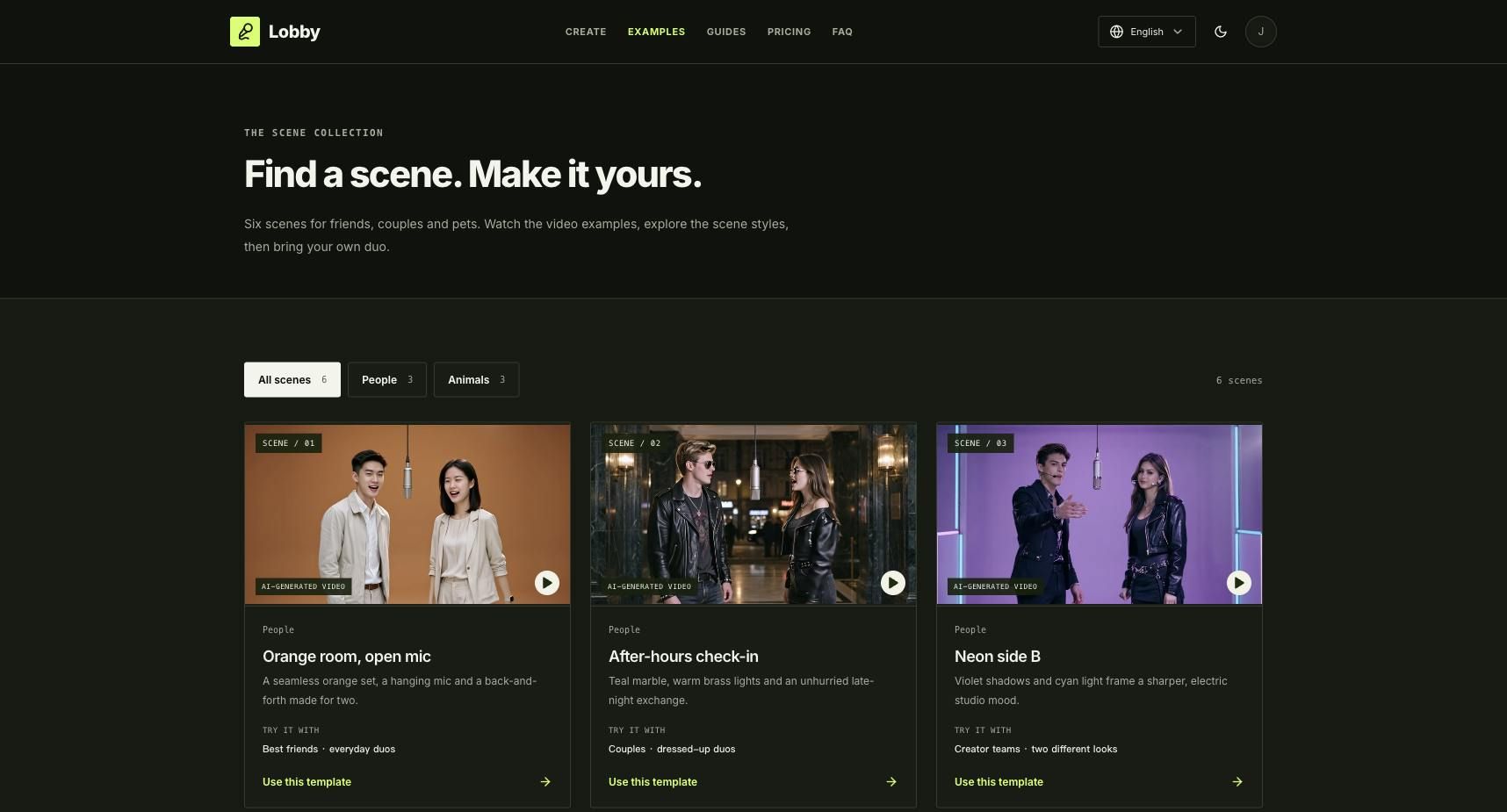 Lobby screenshot 2