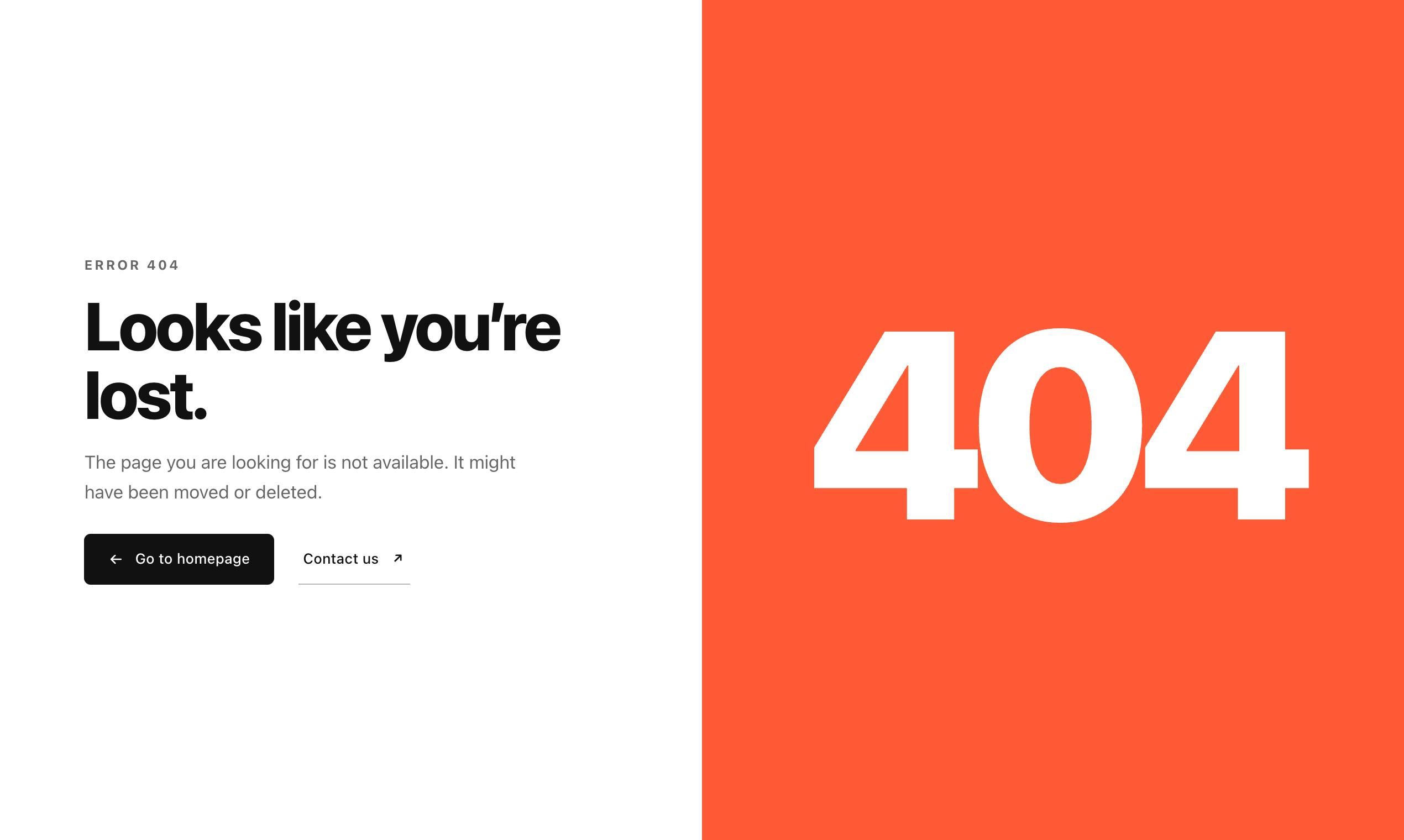 LostPage — Immersive 404 Pages screenshot 1