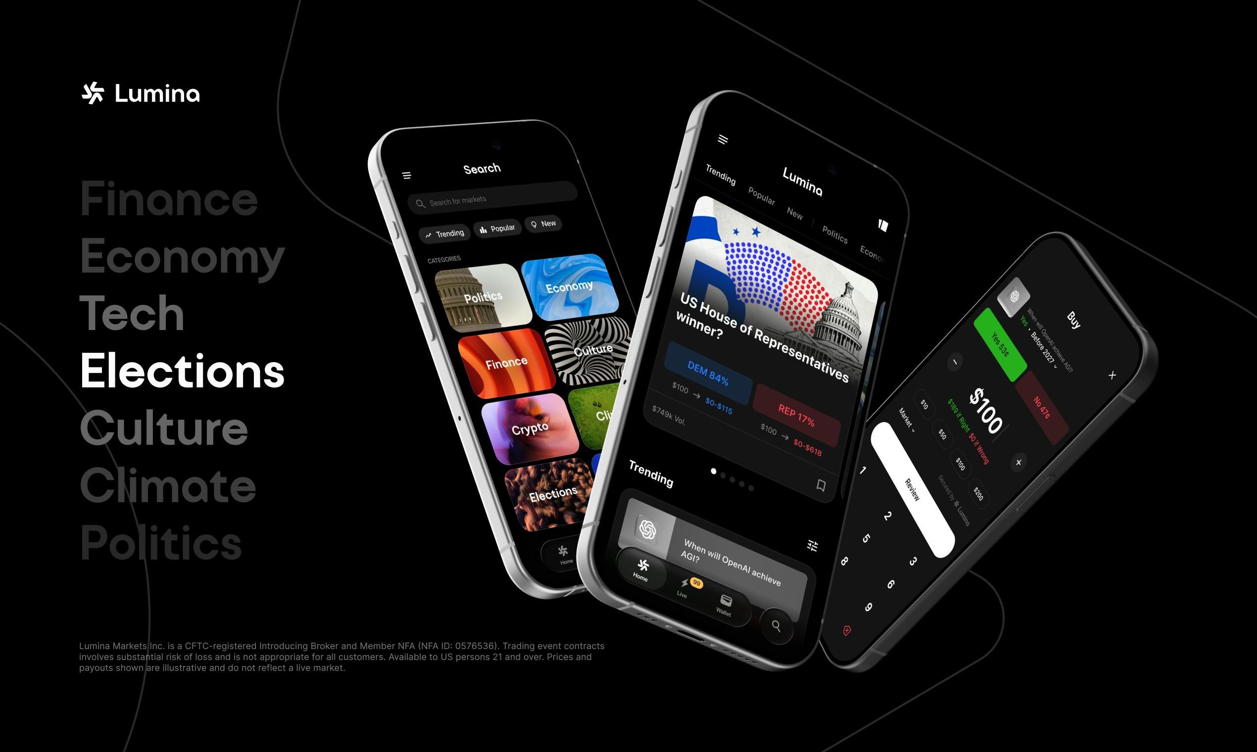 Lumina Markets screenshot 1