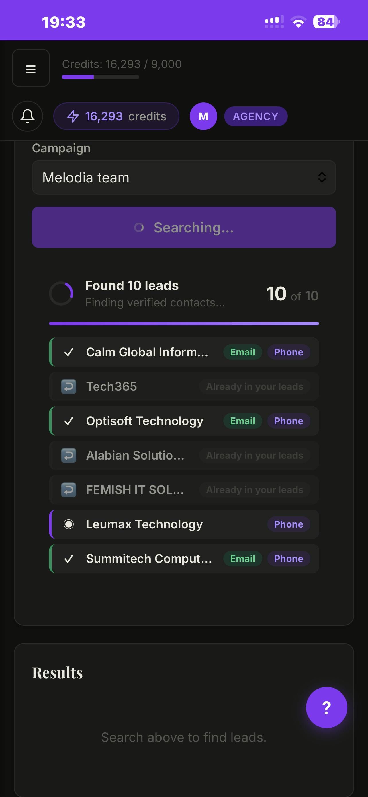 Mailvantis screenshot 2