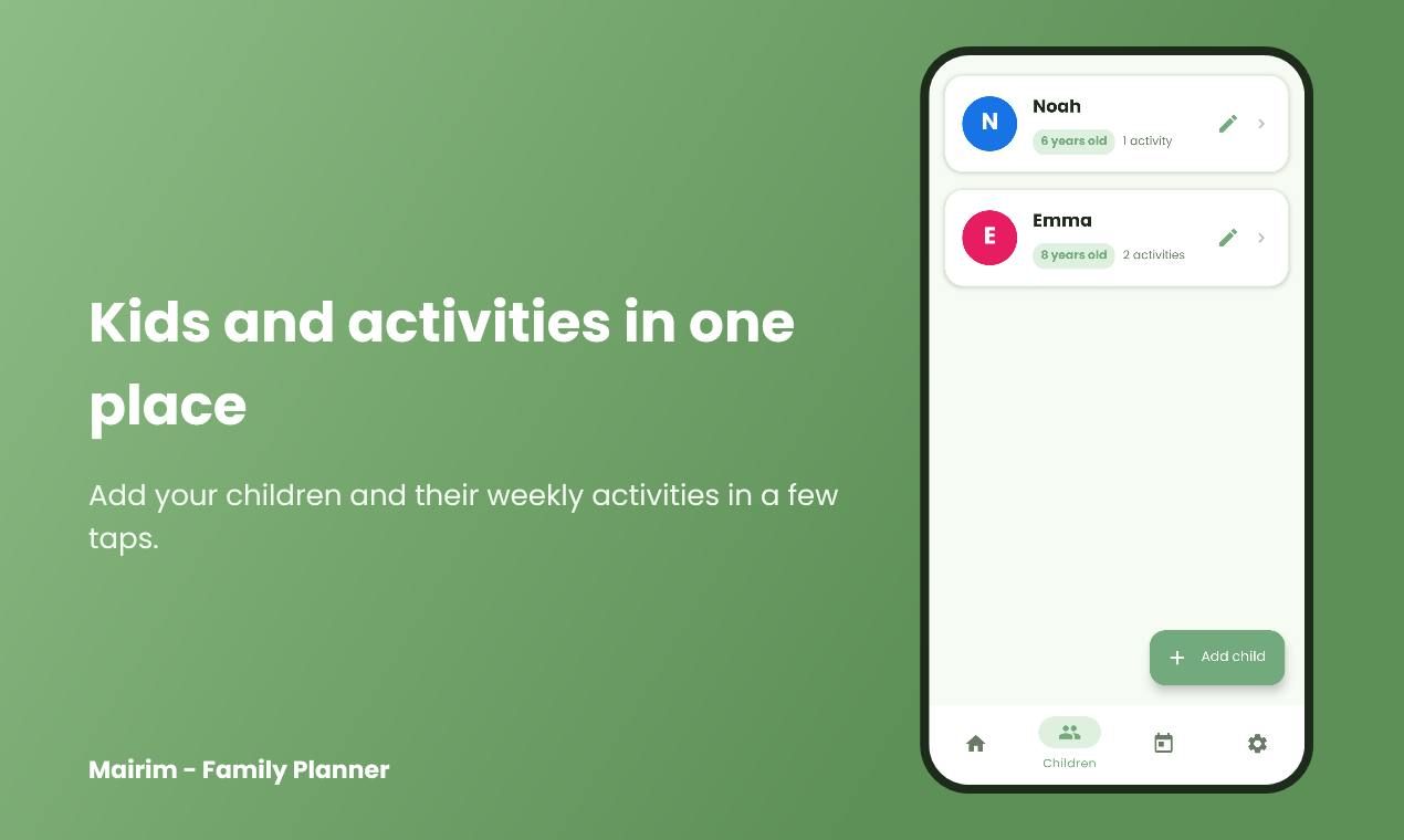 Mairim - Family Planner screenshot 2