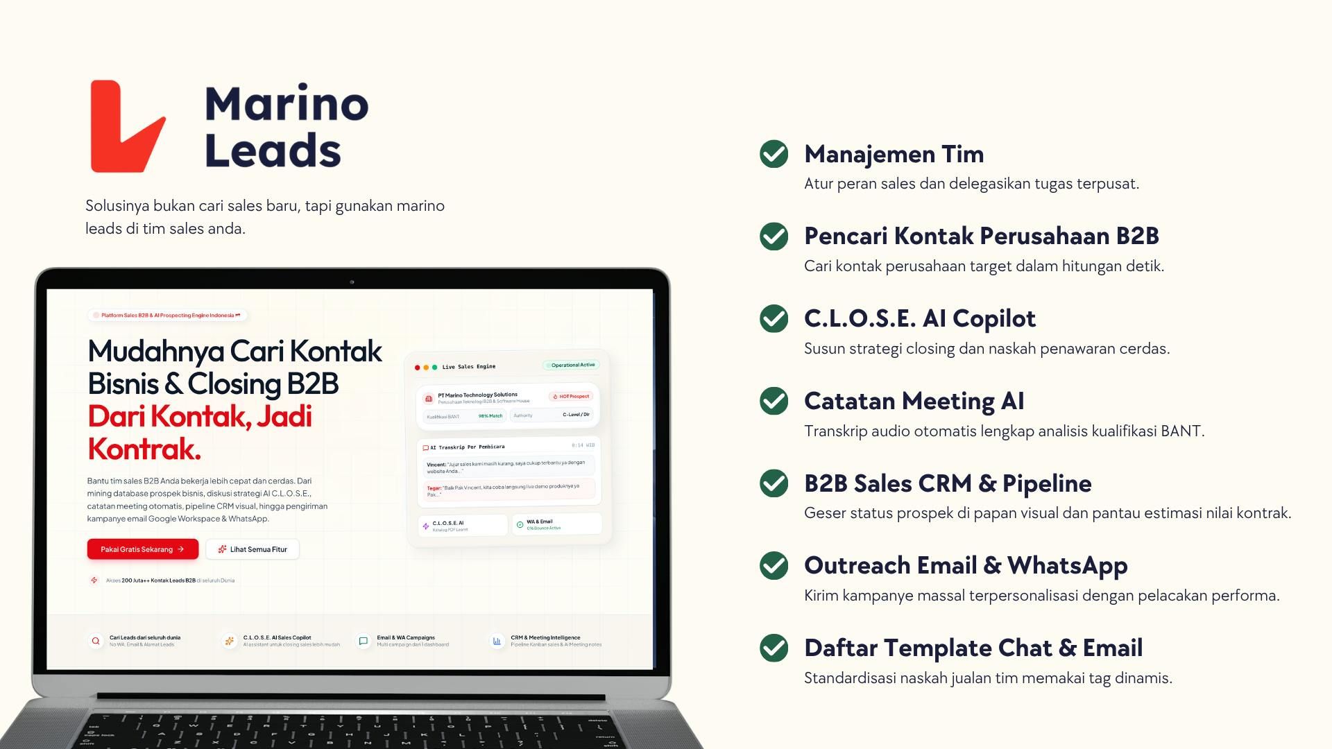 Marino Leads screenshot 1
