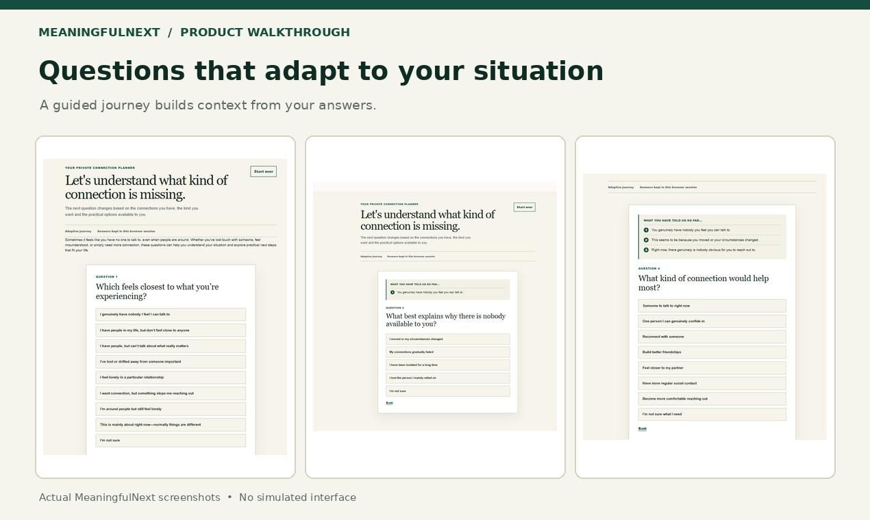 MeaningfulNext screenshot 1