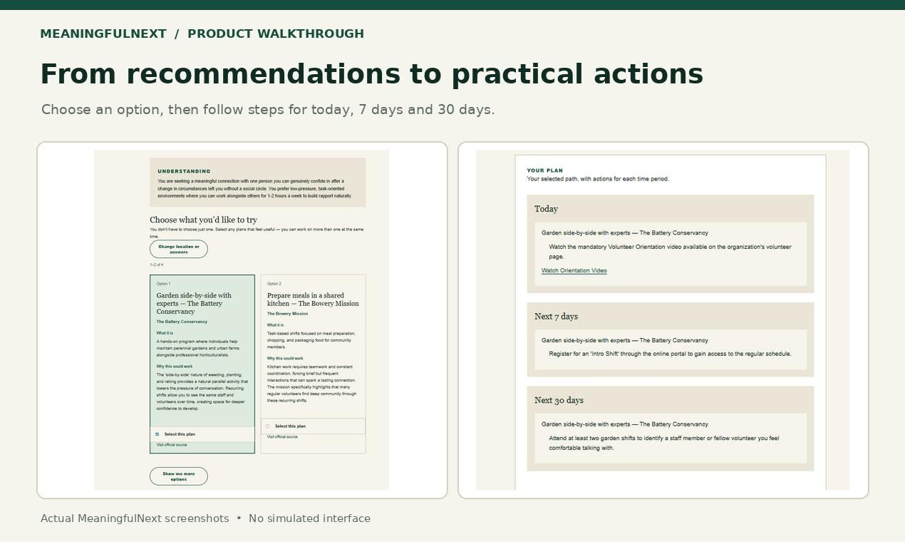 MeaningfulNext screenshot 2