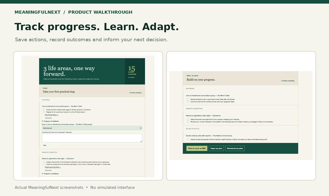 MeaningfulNext screenshot 3