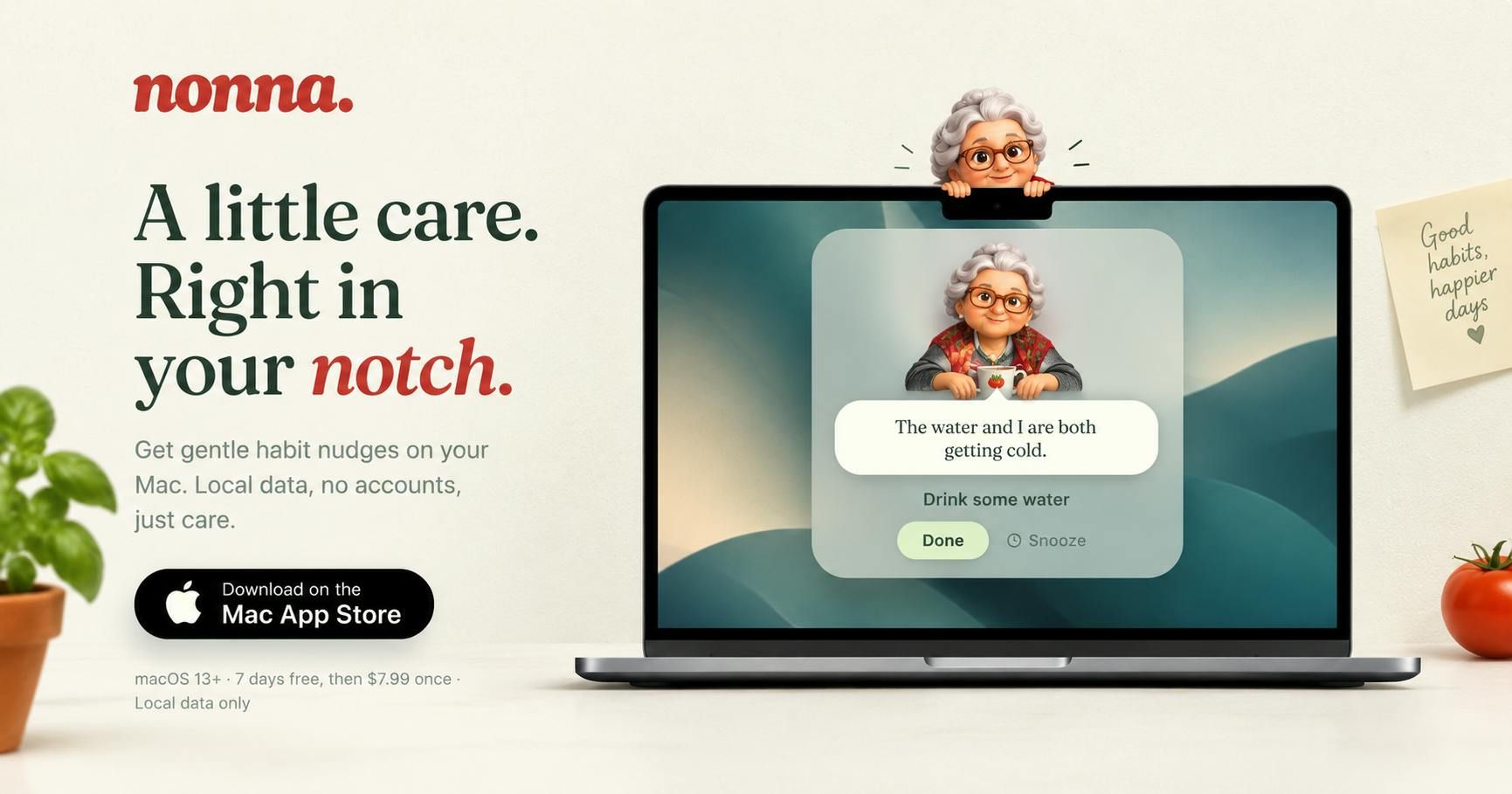 Nonna: Reminders & Habits screenshot 1