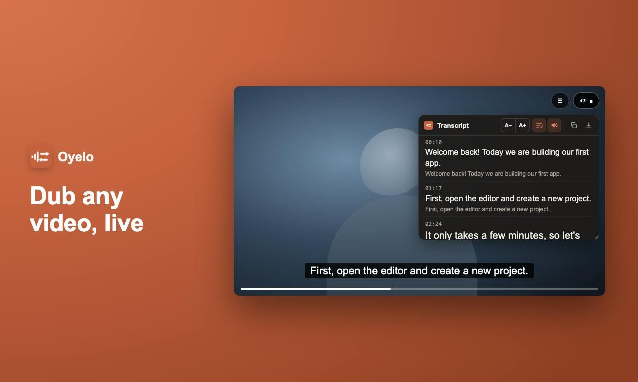Oyelo screenshot 1