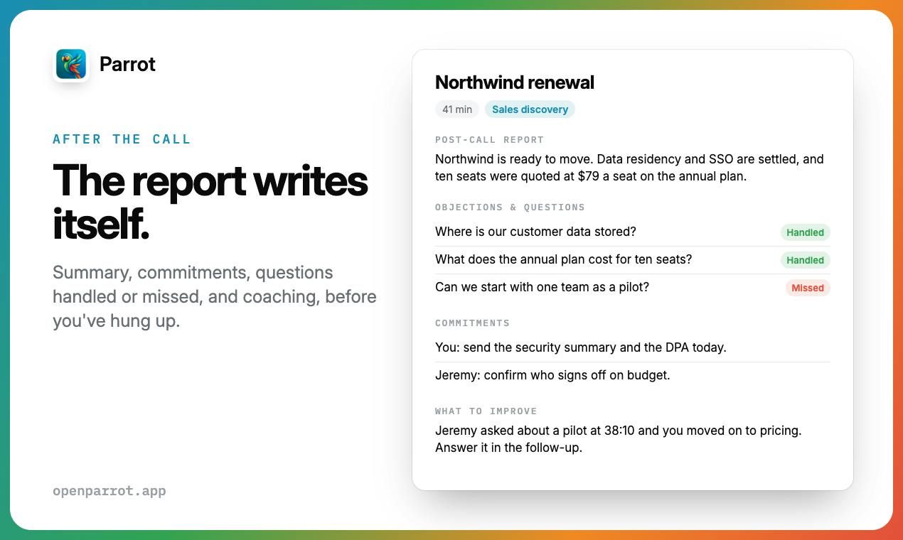 Parrot screenshot 3