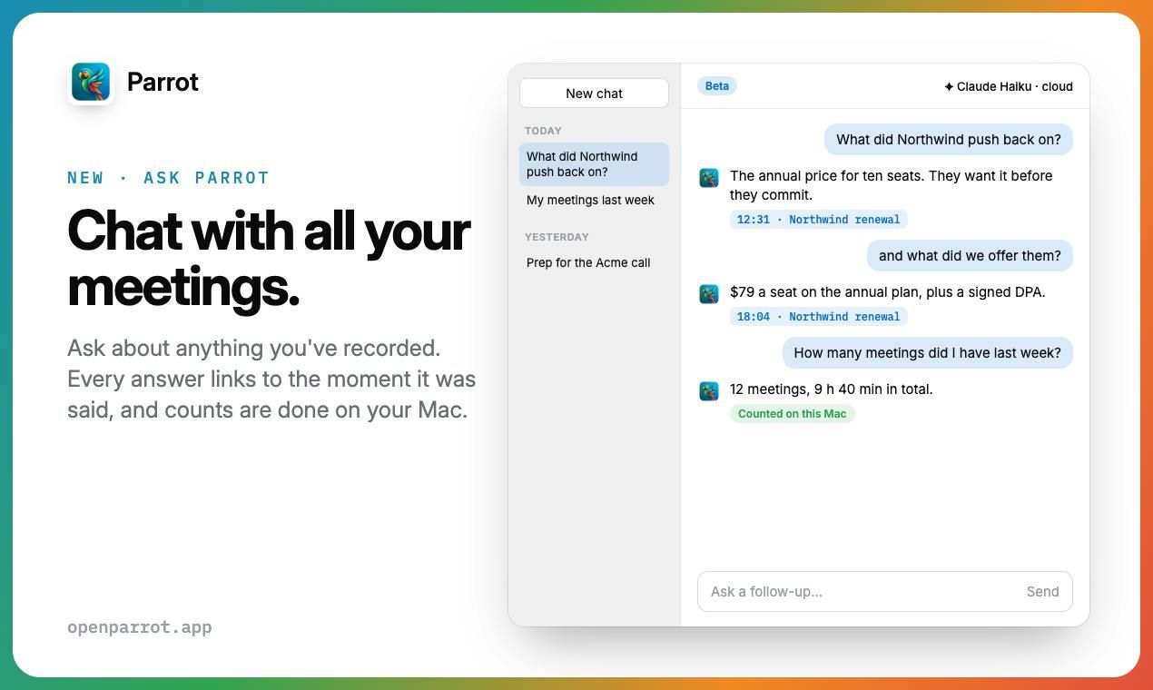 Parrot screenshot 6