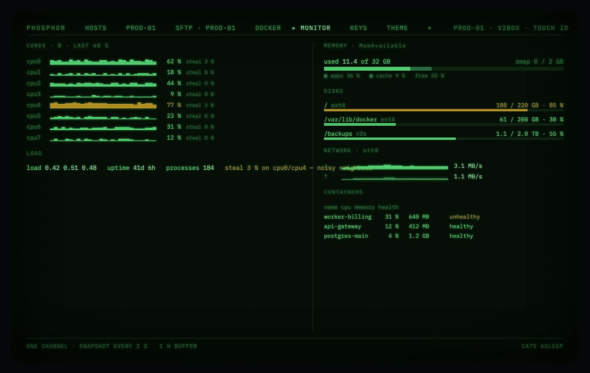 Phosphor screenshot 2