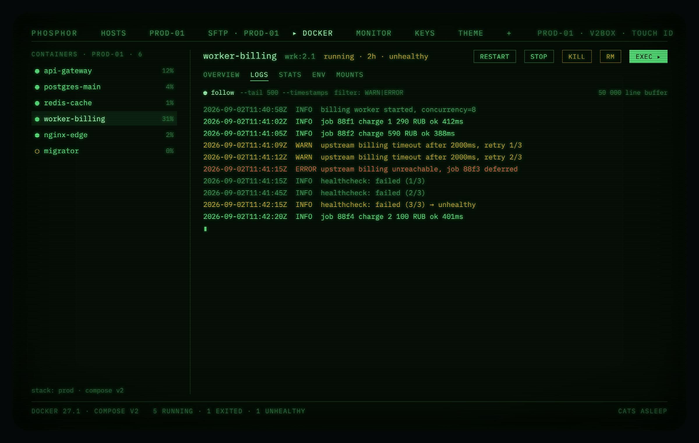 Phosphor screenshot 3