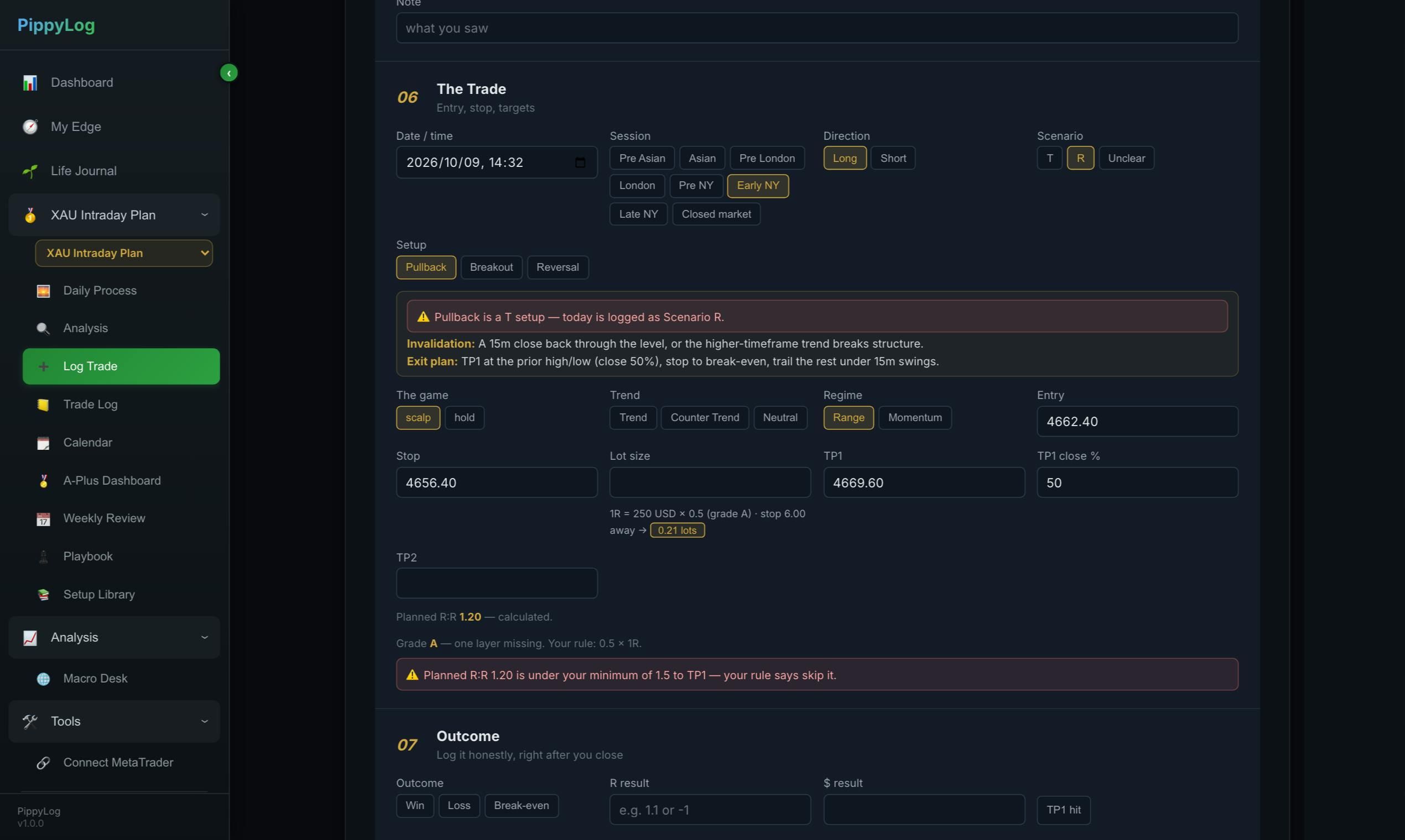 PippyLog screenshot 1
