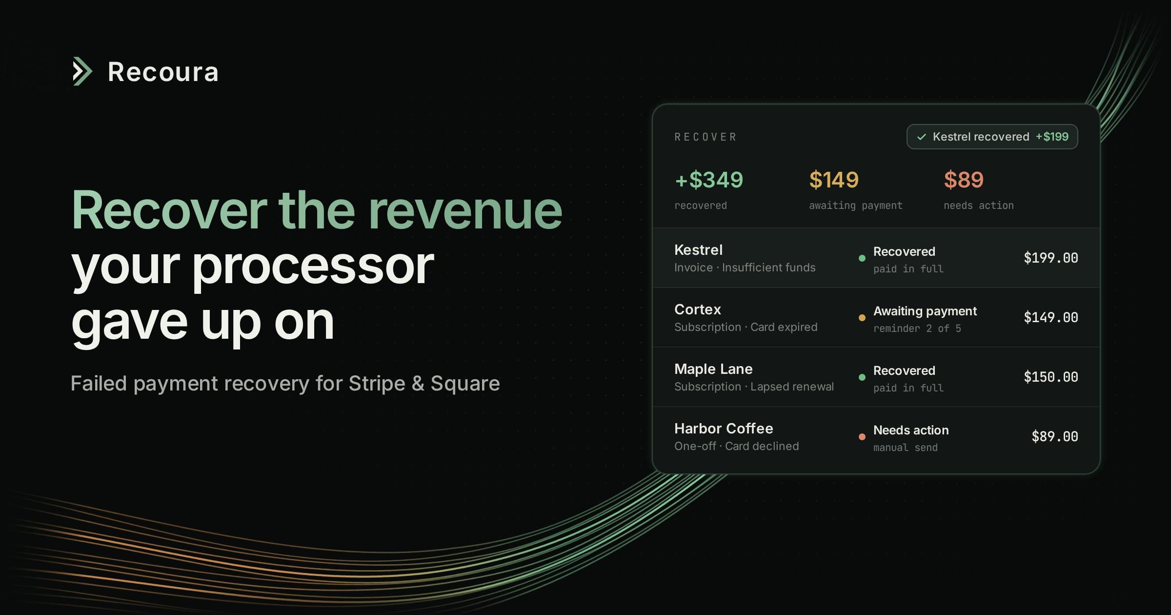 Recoura screenshot 1