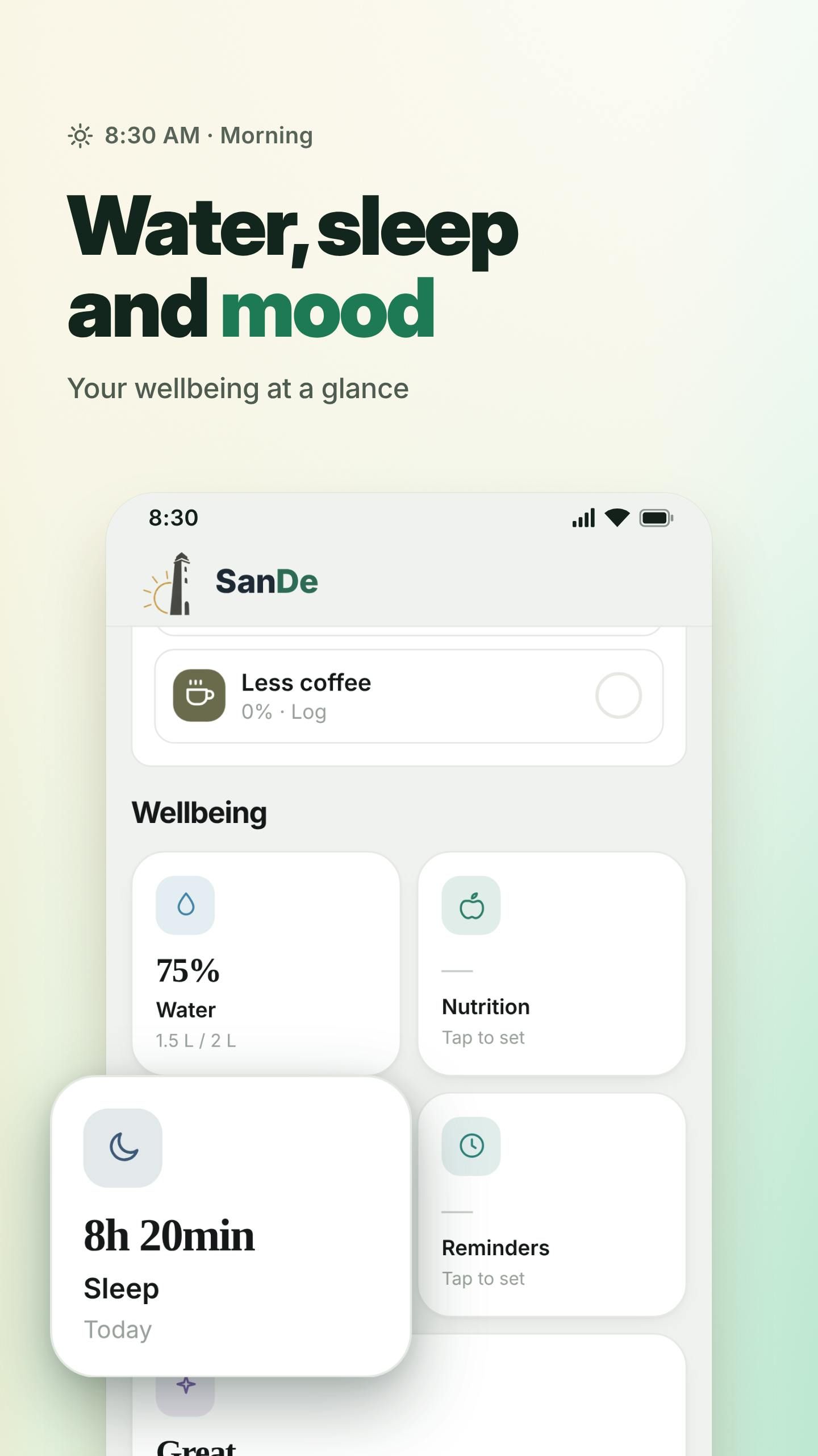 SanDe: Habit & Goal Tracker screenshot 3