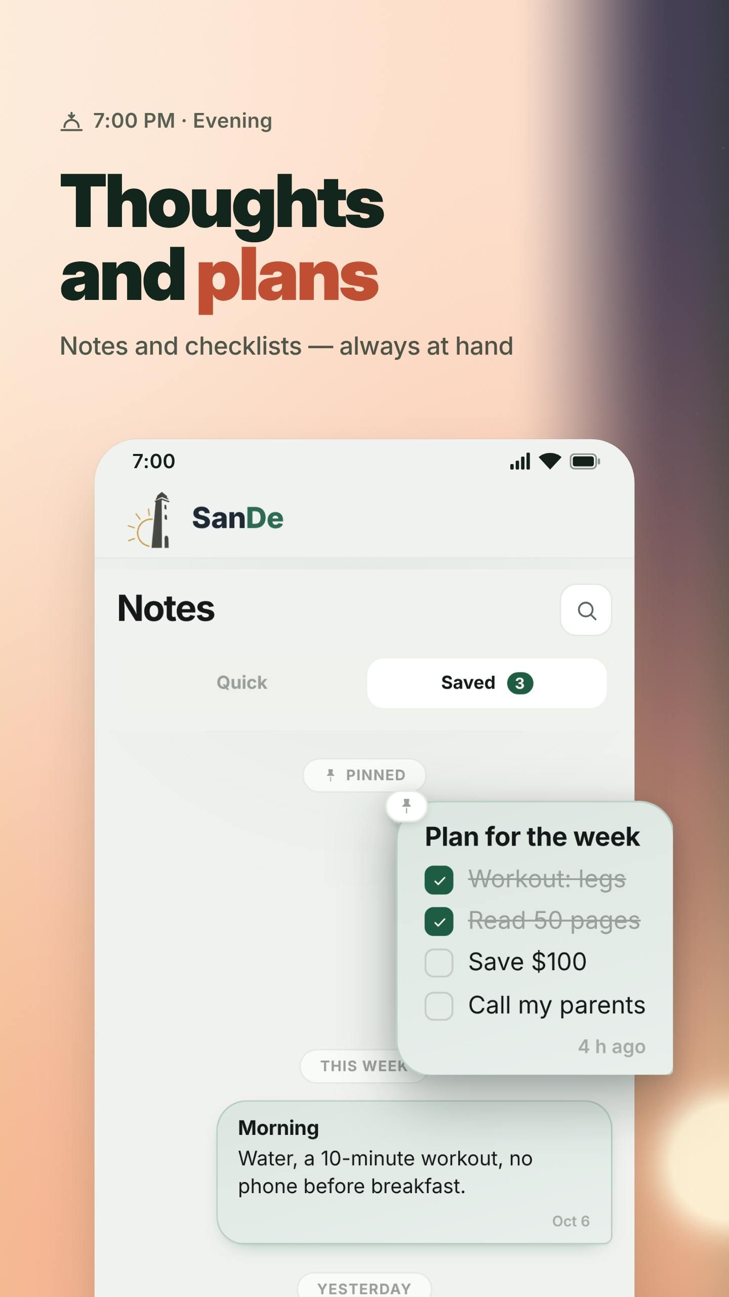 SanDe: Habit & Goal Tracker screenshot 6