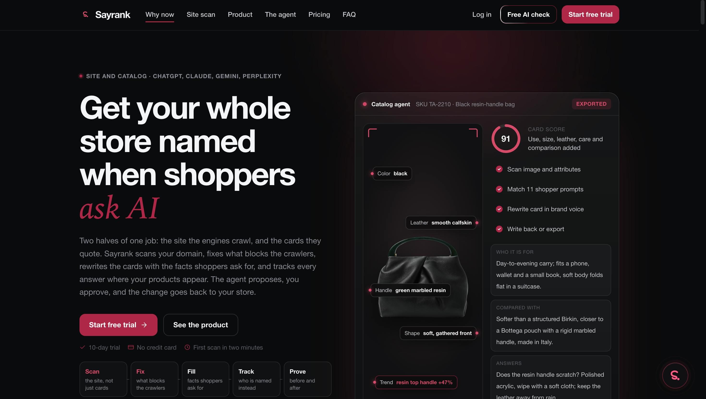Sayrank screenshot 1