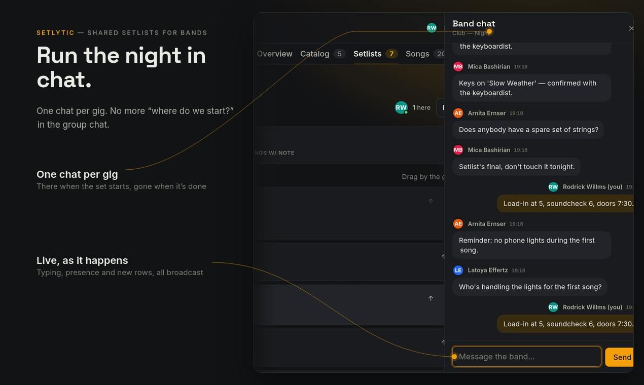 Setlytic screenshot 2