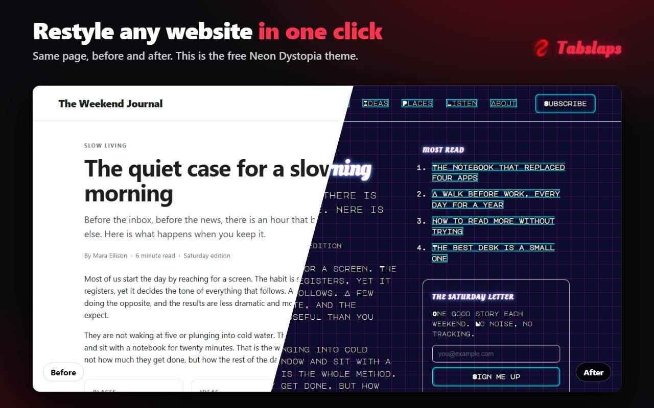 Tabslaps screenshot 2