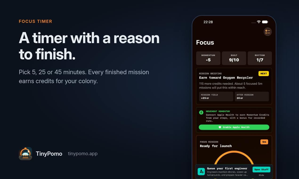 TinyPomo screenshot 1