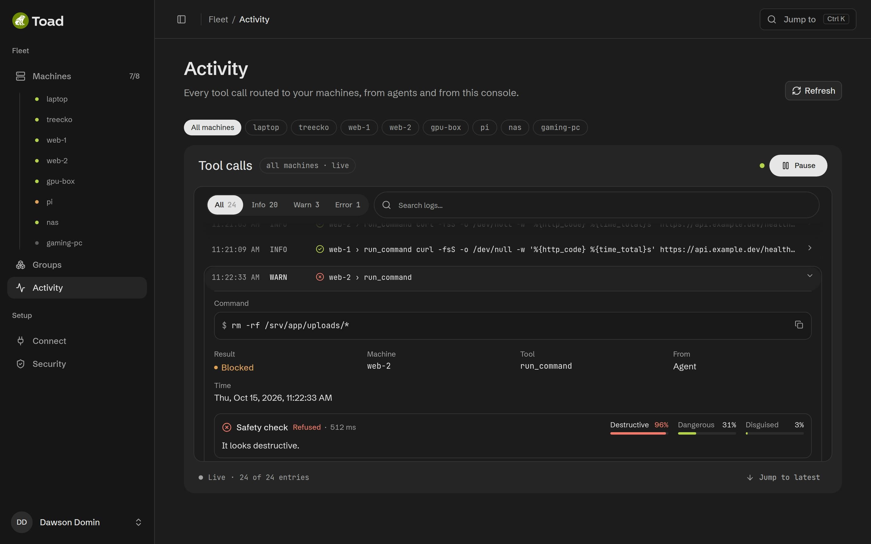 Toad screenshot 3