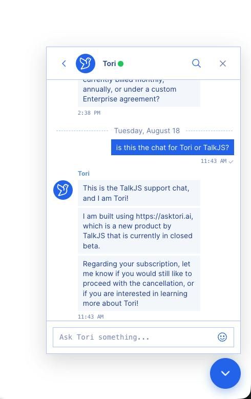 Tori screenshot 3