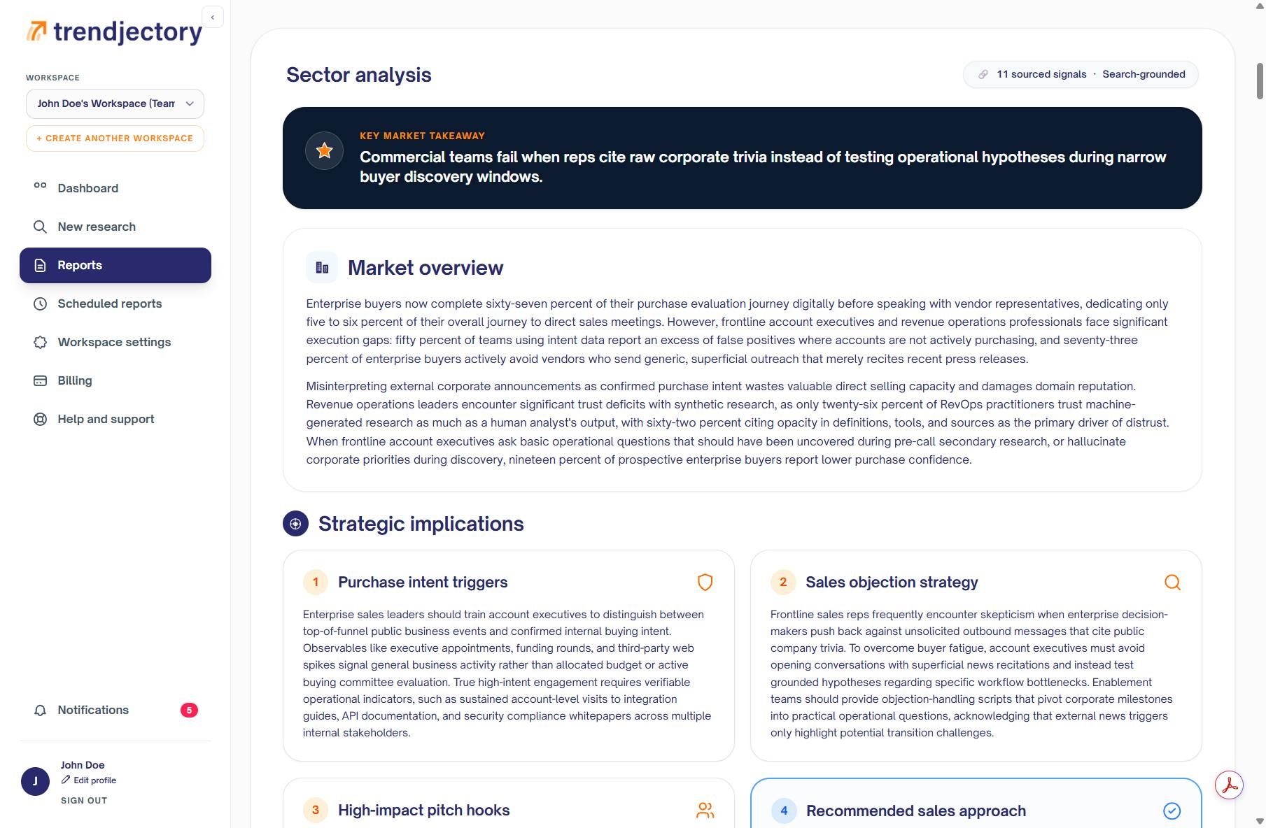 Trendjectory screenshot 3