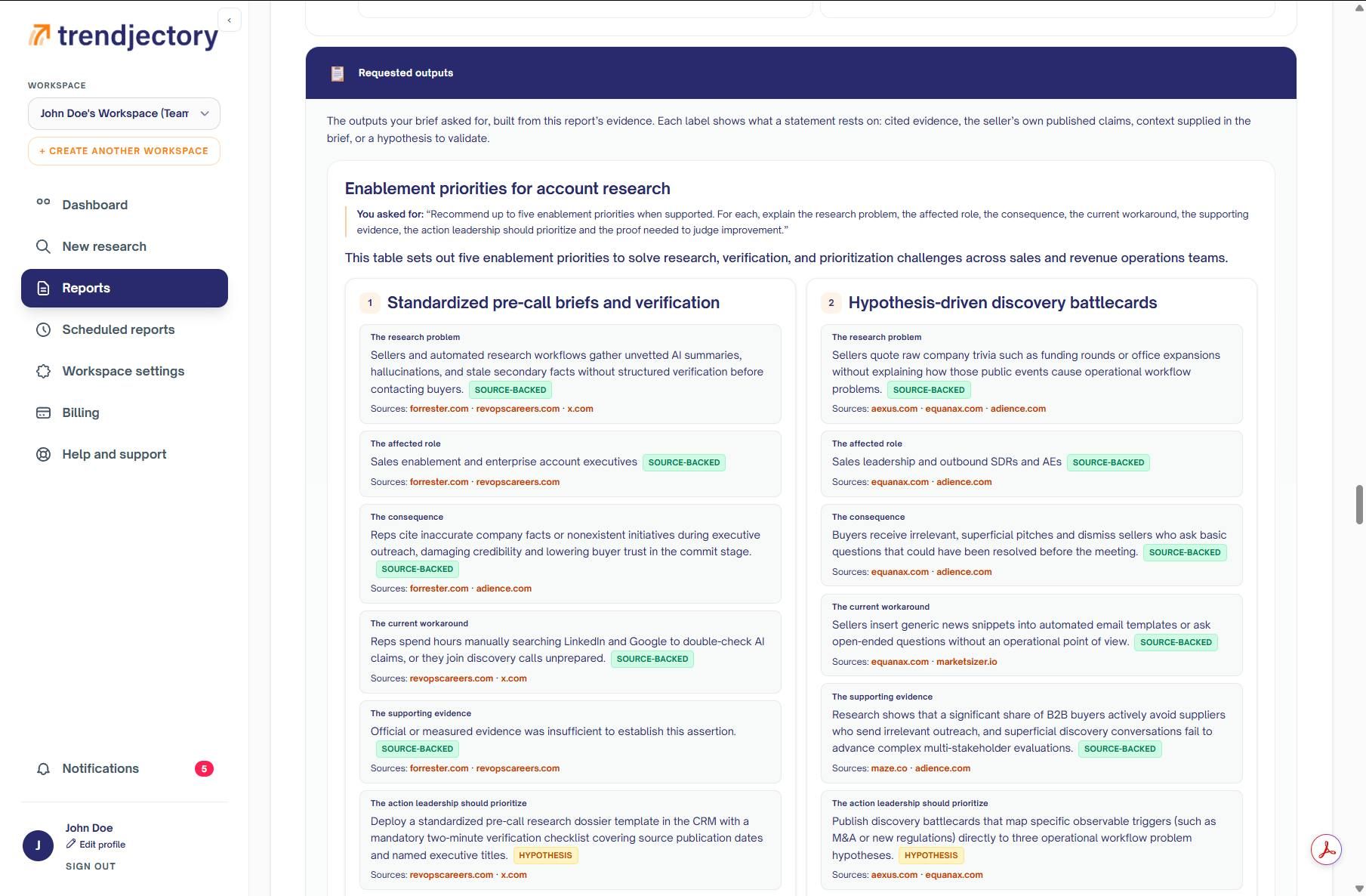 Trendjectory screenshot 4