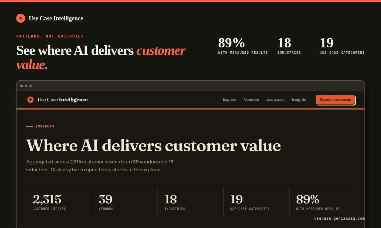 Use Case Intelligence screenshot 1