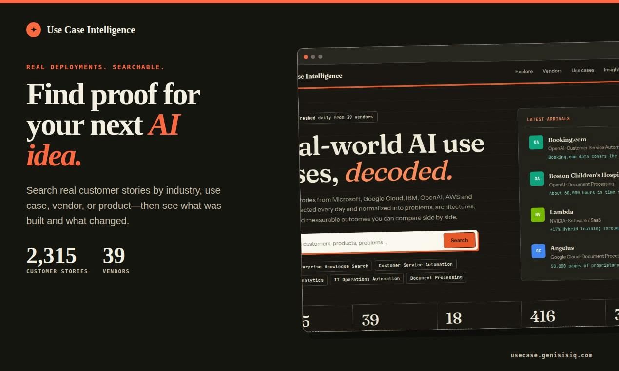 Use Case Intelligence screenshot 3